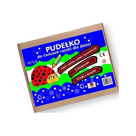 Pudełko do ćwiczeń rączki dla dzieci 4-7 lat motyleksiazkowe.pl