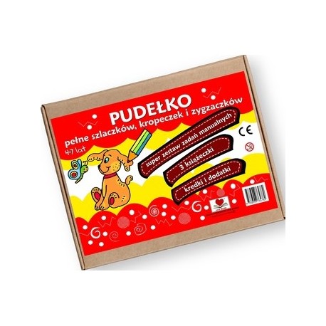 Pudełko pełne szlaczków, kropeczek i zygzaczków motyleksiazkowe.pl