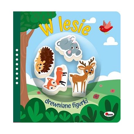 W lesie Drewniane figurki motyleksiazkowe.pl