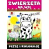 Zwierzęta na wsi. Poznaję i koloruję