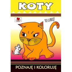 Koty. Poznaję i koloruję motyleksiazkowe.pl