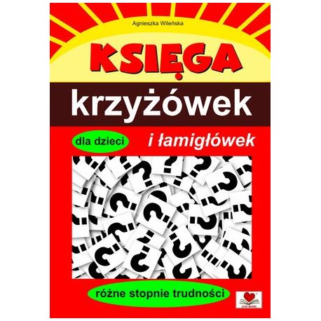 Księga krzyżówek i łamigłówek dla dzieci motyleksiazkowe.pl