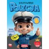 POLICJA kolorowanka z naklejkami