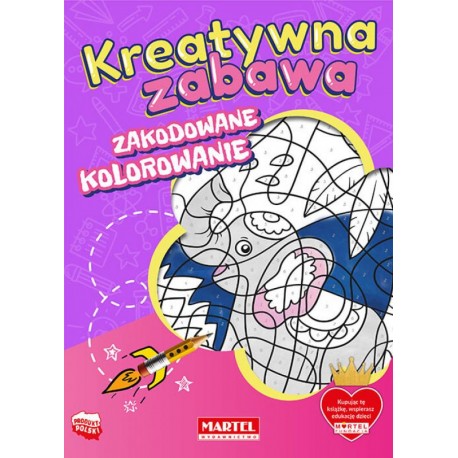 Kreatywna zabawa Zakodowane kolorowanie motyleksiazkowe.pl