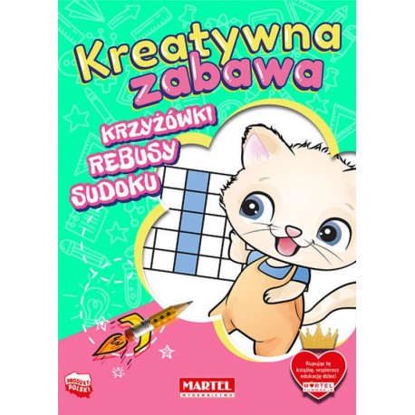 Kreatywna zabawa Krzyżówki rebusy sudoku motyleksiazkowe.pl