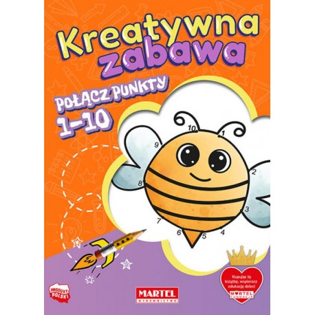 Kreatywna zabawa Połącz punkty 1-10 motyleksiazkowe.pl