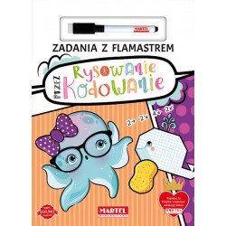 Zadania z flamastrem Rysowanie przez kodowanie motyleksiazkowe.pl
