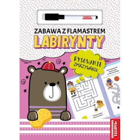 Zabawa z flamastrem Labirynty motyleksiazkowe.pl