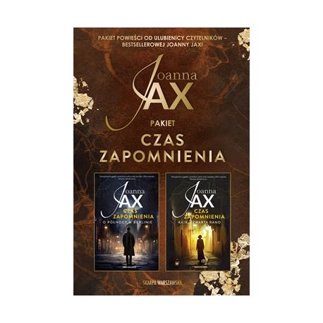 Pakiet Czas zapomnienia Joanna Jax motyleksiazkowe.pl