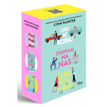 Pakiet Lepiej niż w filmach / Lepiej niż wczoraj / Stawiam na nas Lynn Painter motyleksiazkowe.pl