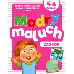 Mądry maluch. Zagadki praca zbiorowa motyleksiazkowe.pl