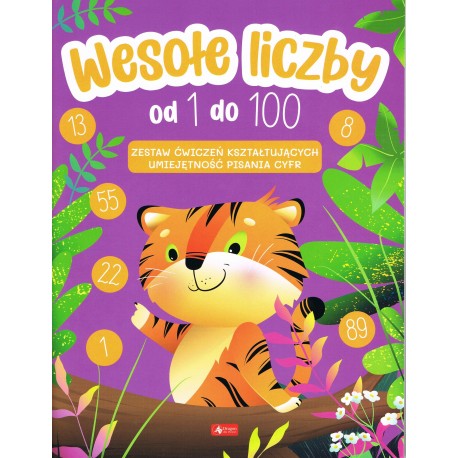 Wesołe liczby od 1 do 100 praca zbiorowa motyleksiazkowe.pl