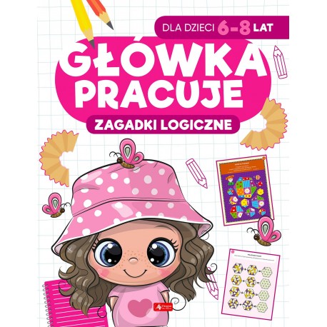 Główka pracuje. Zagadki logiczne praca zbiorowa motyleksiazkowe.pl