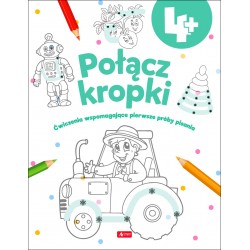 Połącz kropki 4+ praca zbiorowa motyleksiazkowe.pl