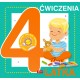 Ćwiczenia 4-latka z naklejkami praca zbiorowa motyleksiazkowe.pl