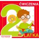 Ćwiczenia 2-latka z naklejkami praca zbiorowa motyleksiazkowe.pl