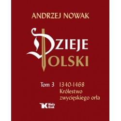 Dzieje Polski Tom 3. 1340-1468 Królestwo zwycięstwa orła Andrzej Nowak motyleksiazkowe.pl