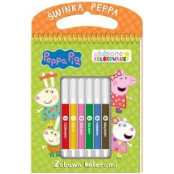 Peppa Pig Ulubione kolorowanki 3 Zabawa kolorami motyleksiazkowe.pl