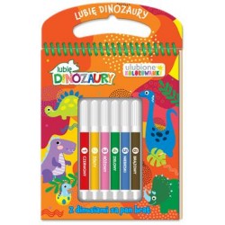 Lubię dinozaury Ulubione kolorowanki 2. Z dinusiami za pan brat motyleksiazkowe.pl