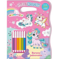 Moje Jednorożce Superkolory część 4. Barwne jednorożce jednorożce motyleksiazkowe.pl