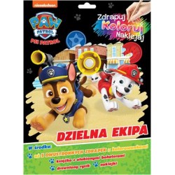 Psi Patrol Zdrapuj koloruj naklejaj Dzielna ekipa motyleksiazkowe.pl