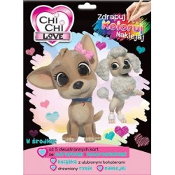 Chi Chi Love Zdrapuj koloruj naklejaj motyleksiazkowe.pl
