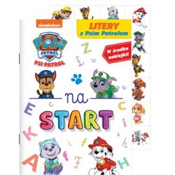 Psi Patrol Na start część 6. Litery z Psim Patrolem motyleksiazkowe.pl