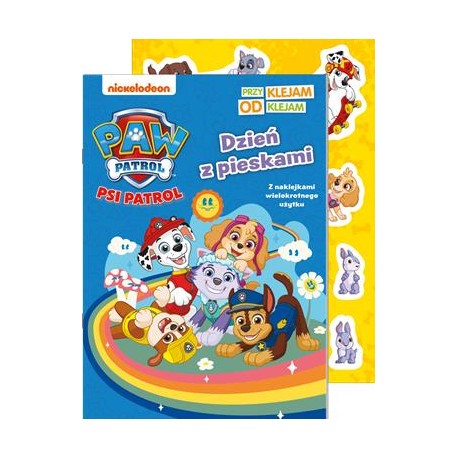 Psi Patrol Przyklejam Odklejam część 6. Dzień z pieskami motyleksiazkowe.pl