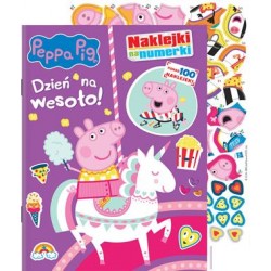 Peppa Pig Naklejki na numerki część 5. Dzień na wesoło motyleksiazkowe.pl