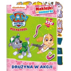 Psi Patrol Naklejki na numerki część 6. Drużyna w akcji motyleksiazkowe.pl