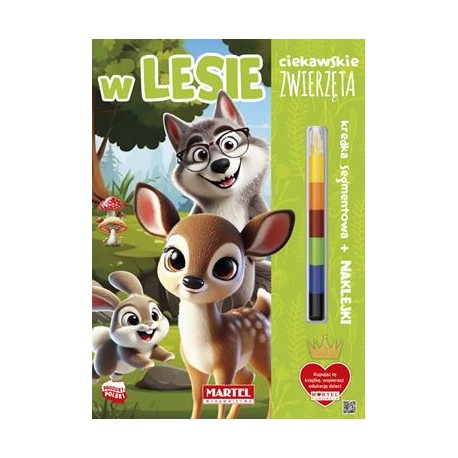 W lesie. Ciekawskie zwierzęta motyleksiazkowe.pl