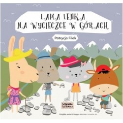 Lama Lenka na wycieczce w górach