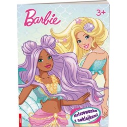 Barbie Dreamtopia kolorowanka z naklejkami motyleksiazkowe.pl