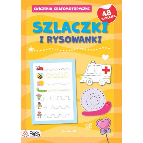 Szlaczki i rysowanki. Ćwiczenia grafomotorycznie /żółte motyleksiazkowe.pl