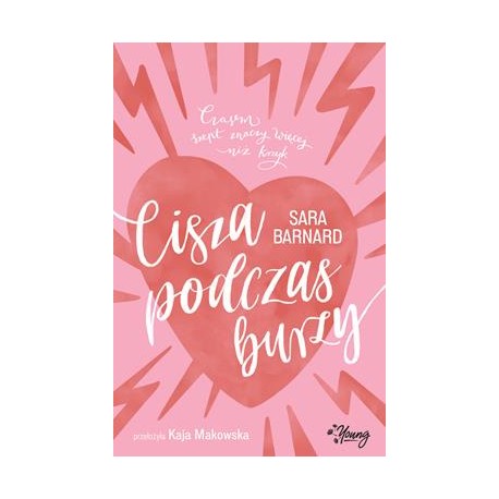 Cisza podczas burzy Sara Barnard motyleksiazkowe.pl