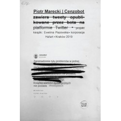 Cenzobot Piotr Marecki motyleksiazkowe.pl
