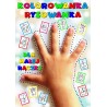Kolorowanka rysowanka dla małej rączki