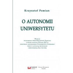 O autonomii uniwersytetu Krzysztof Pomian motyleksiazkowe.pl