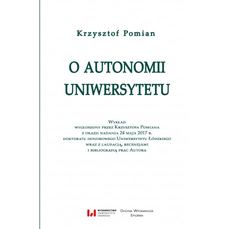 O autonomii uniwersytetu Krzysztof Pomian motyleksiazkowe.pl