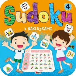 Sudoku z naklejkami 4 motyleksiazkowe.pl