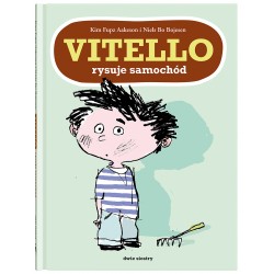 Vitello rysuje samochód Kim Fupz Aakeson motyleksiazkowe.pl