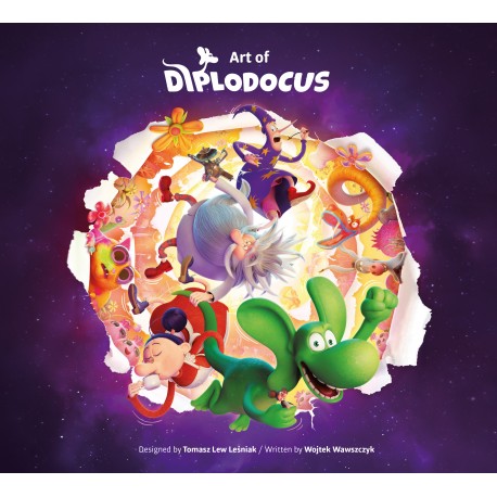 Art of diplodocus Tomasz Lew Leśniak i Wojtek Wawszczyk motyleksiazkowe.pl