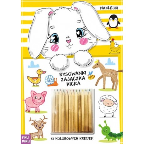 Rysowanki zajączka Kicka motyleksiazkowe.pl