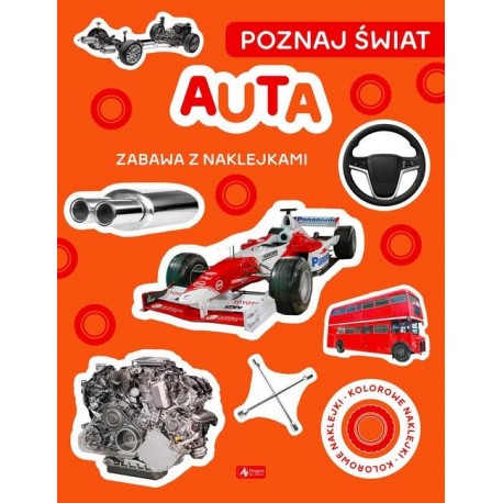 Poznaj świat Zabawa z naklejkami Auta