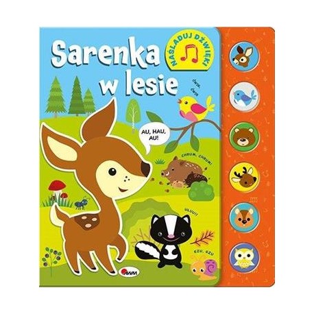 Sarenka w lesie. Naśladuj dźwięki motyleksiazkowe.pl