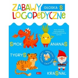 Zabawy logopedyczne Głoska S motyleksiazkowe.pl