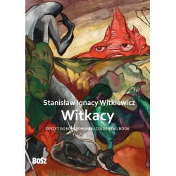 Stanisław Ignacy Witkiewicz „Witkacy” - zeszyt do kolorowania Edyta Niemiec-Szywała motyleksiazkowe.pl