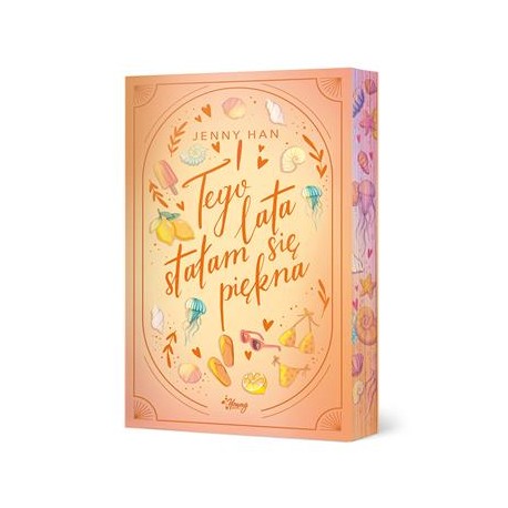 Tego lata stałam się piękna /Lato Tom 1 /ilustrowane brzegi Jenny Han motyleksiazkowe.pl