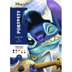 Zagadkowe rysunki Art therapy Kolorowanka antystresowa Disney Portrety motyleksiazkowe.pl