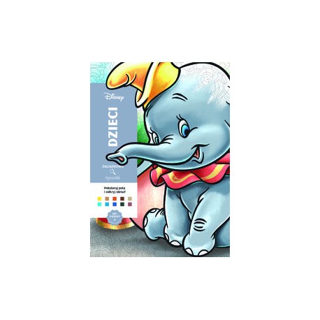 Zagadkowe rysunki Art therapy Kolorowanka antystresowa Disney Dzieci motyleksiazkowe.pl